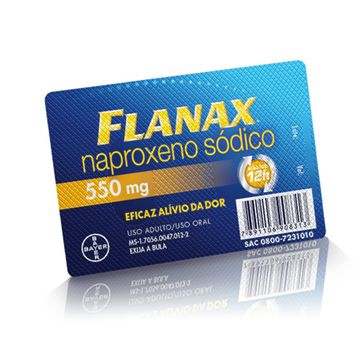 Flanax Bayer Adulto 550mg 2 Comprimidos