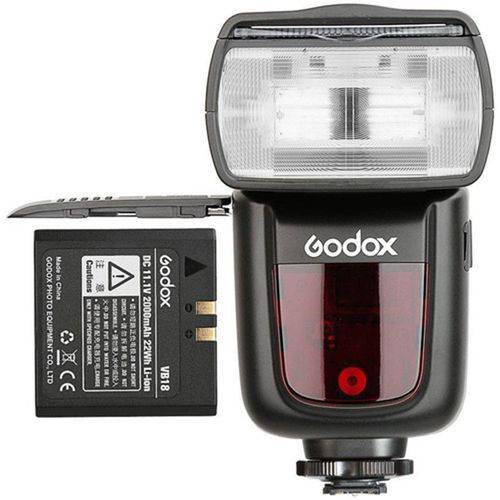 Flash com Bateria Godox V860II para Canon