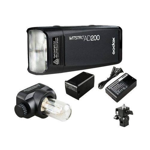 Flash Profissional Godox Witstro Pocket 200w à Bateria - Ad200