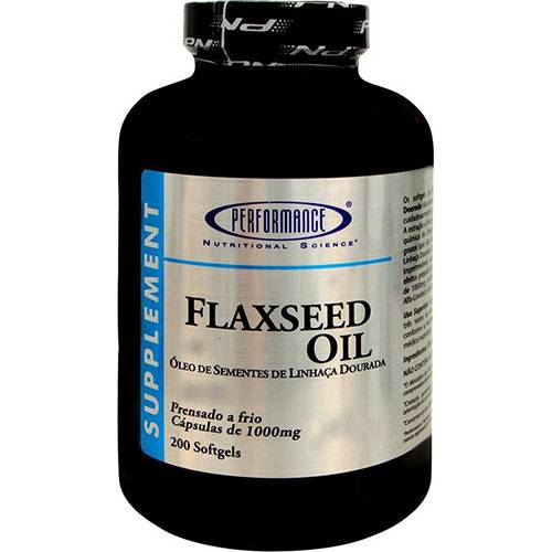 Flax Seed Oil 200 Softgels - Performance Nutrition