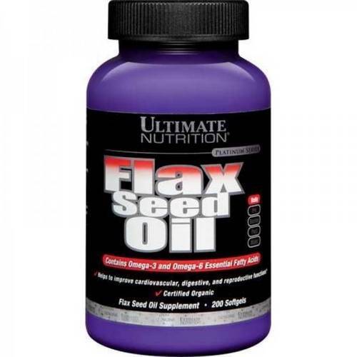 Flax Seed Oil (200 Softgels) - Ultimate Nutrition