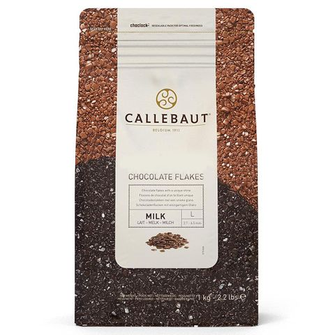 Flocos Chocolate ao Leite Split 9M 1kg - Callebaut
