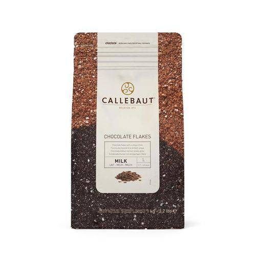 Flocos Chocolate Belga ao Leite Callebaut 1kg