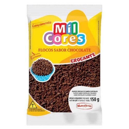 Flocos de Chocolate Crocante Mil Cores 150g - Mavalério