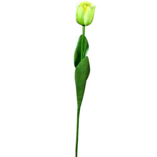 Flor Artificial Tulipa Aquaflore Verde 68cm - Melyana