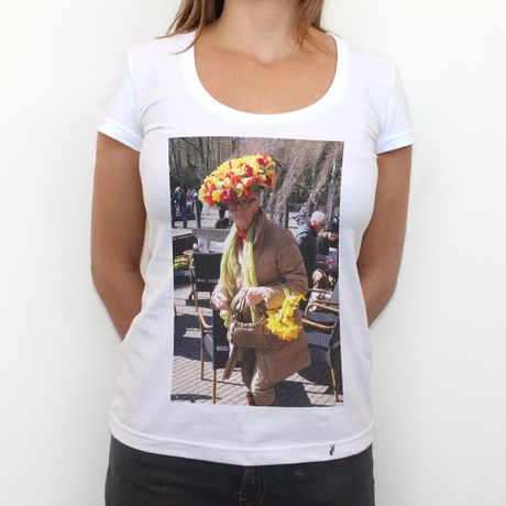 Flor - Camiseta Clássica Feminina