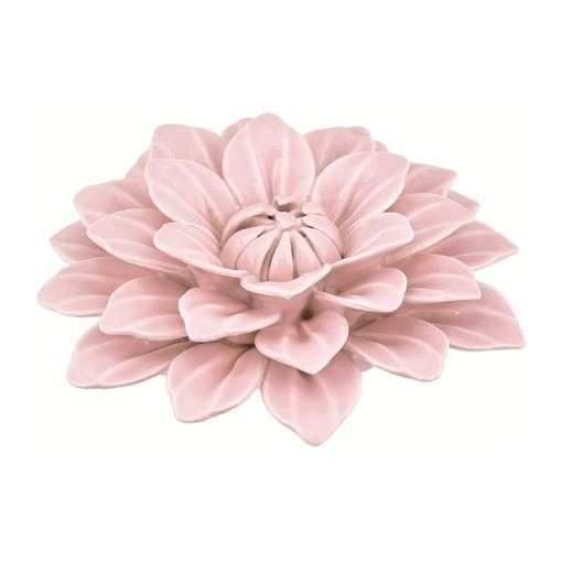 Flor Decorativa de Cerâmica Rosa 7638 Mart