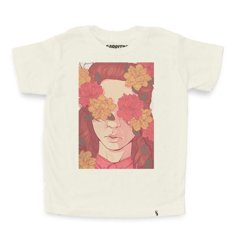 Floral Blindness - Camiseta Clássica Infantil