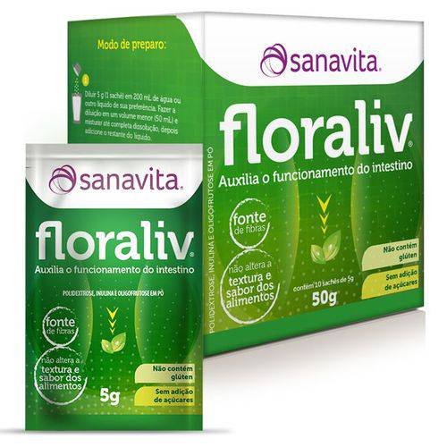 Floraliv - Sanavita - 10 Sachês 50g