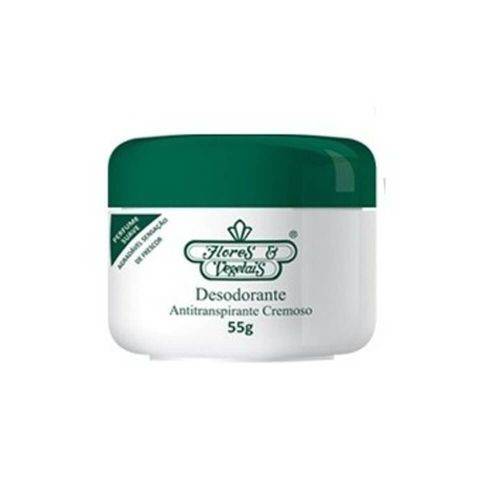 Flores & Vegetais Antitranspirante Desodorante Creme 55g