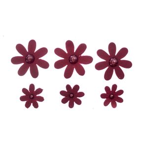 Flores Artesanais Margarida Vermelha Coleção Clássica com 80 Unidades Ref.20520-FLOR170 Toke e Crie