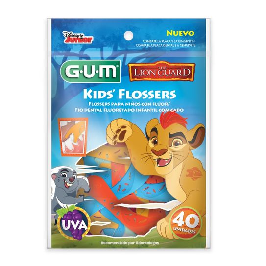 Flosser Gum Disney Lion Guard com 40 Unidades