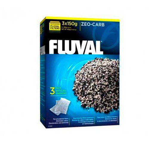 Fluval Carbon Active C/removedor Amonia P/ Aquario 1200g