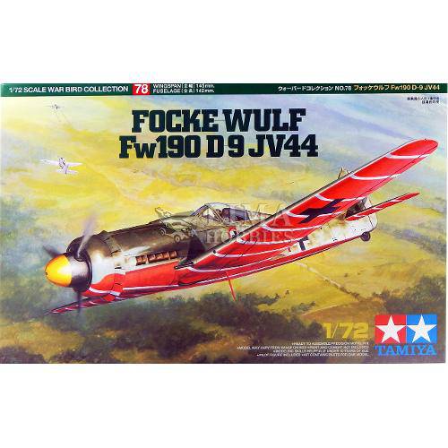 Focke Wulf Fw190 D-9 Jv44 1/72 Tamiya 60778