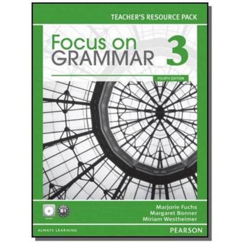 Focus On Grammar 3 Teachers Resource Pack With Cd-