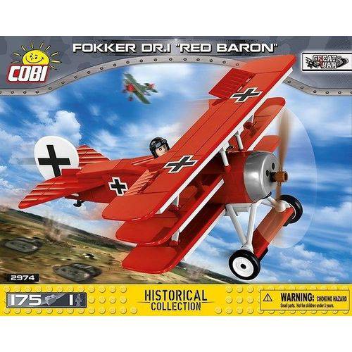 Fokker DR.I "Red Baron" "Barão Vermelho" Blocos de Montar COBI