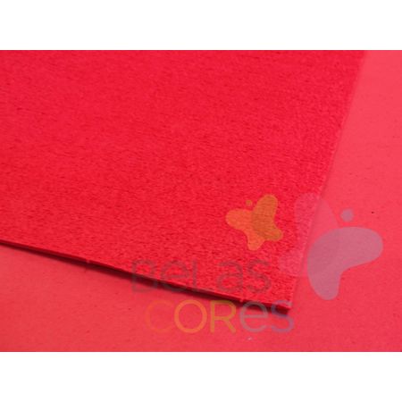 Folha de EVA 40x60cm - Atoalhado Vermelho - 5 Unidades