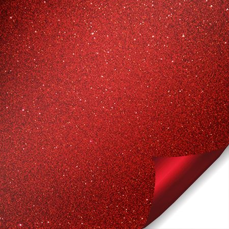 Folha de EVA - Vermelho C/ Glitter