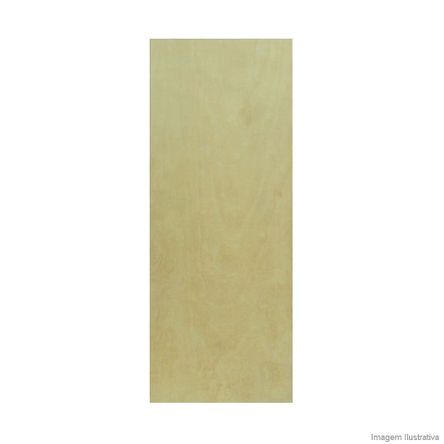Folha de Porta Lisa de Madeira para Pintura 210x70cm Virola Vert
