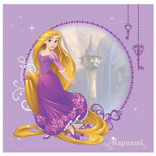 Folha para Scrapbook Dupla Face Disney Toke e Crie Rapunzel 1 Guirlanda - 20718 - Sdfd147