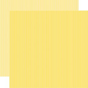 Folha Scrapbook Básico Amarelo Listra Ref.13741-KFSB240 Toke e Crie
