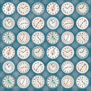Folha Scrapbook Dupla Face Early Bird Clocks (Relógios) Ref.21077-WER094/7310064 American Crafts