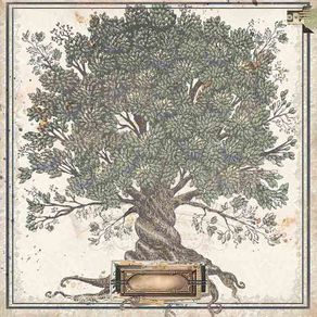 Folha Scrapbook Dupla Face Once Upon a Lifetime Árvore Genealógica (Family Tree) Ref.21090-WER107/7310082 American Crafts