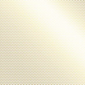 Folha Scrapbook Metalizada Chevron Dourado FD Branco Ref.19885-SDF703 Toke e Crie