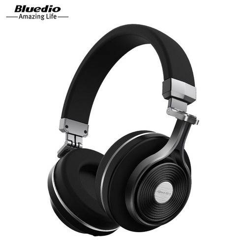 Fone Bluetooth Bluedio T3 - Preto