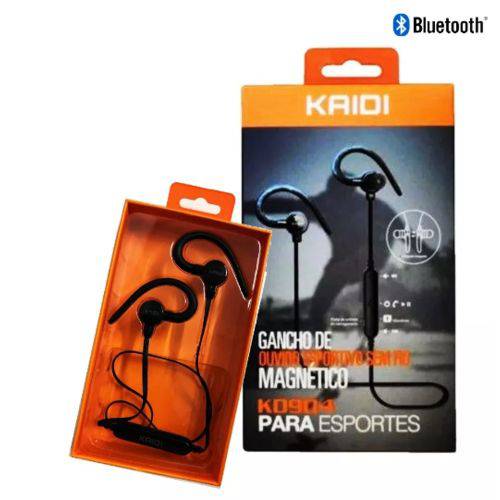 Fone Bluetooth para Esportes Kaidi Gancho de Ouvido