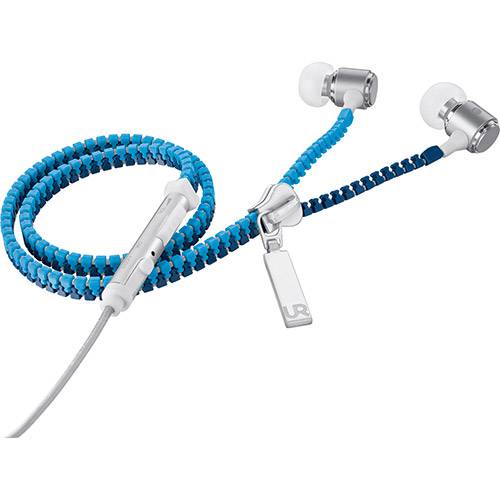 Fone com Microfone Trust Urban Revolt Zipper In-ear Headset - Blue