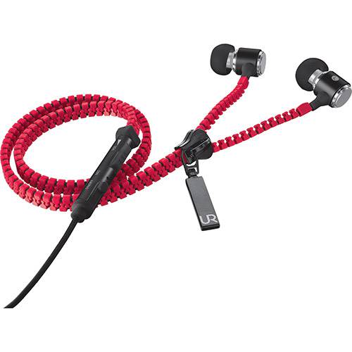Fone com Microfone Trust Urban Revolt Zipper In-ear Headset - Red