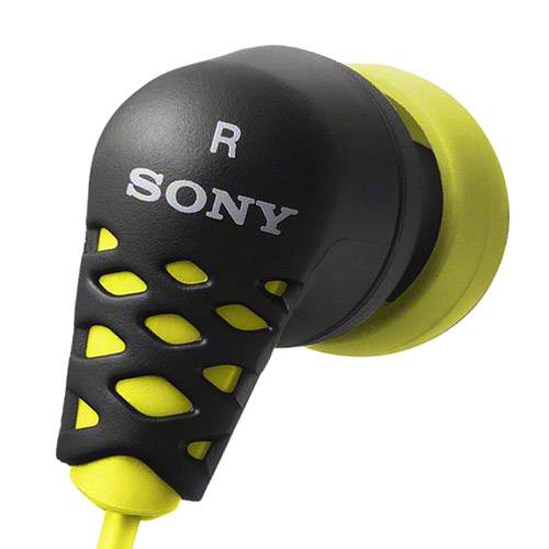 Fone de Ouvido Amarelo MDR EX37B - Sony