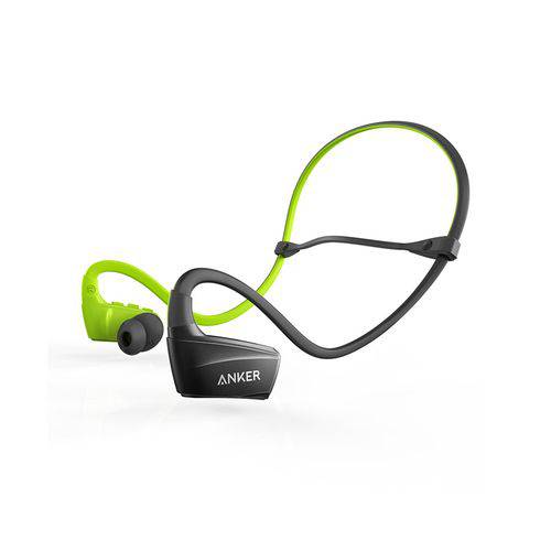 Fone de Ouvido ANKER Sport Bluetooth - Preto / Verde