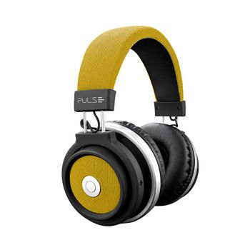 Fone de Ouvido Bluetooth Large Amarelo Pulse - PH233 PH233