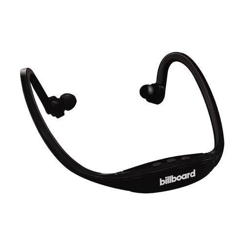 Fone de Ouvido Bluetooth Neck Loop Style para Esportes Preto - Billboard