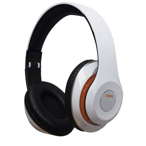 Fone de Ouvido Bluetooth Oex Headset Balance Hs301 - Branco