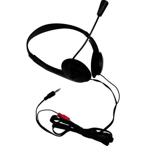 Fone de Ouvido com Microfone Headphone Stereo Plug P2 Flex Unidade