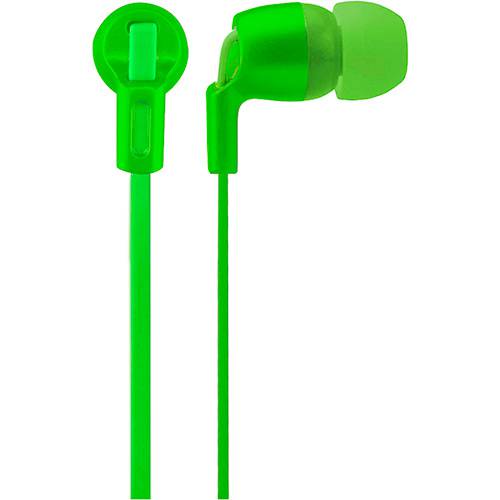 Fone de Ouvido com Microfone Multilaser Neon Series Intra-Auricular Verde