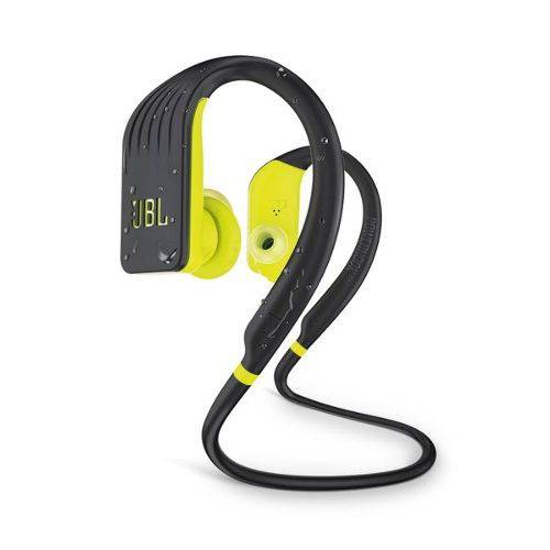 Fone de Ouvido Endurance Jump Academia Ipx7 Bluetooth Preto Amarelo Neon