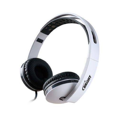 Fone de Ouvido Headphone Branco Colors Bright 0469