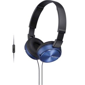 Fone de Ouvido Headphone Sony MDR-ZX310AP/L Azul
