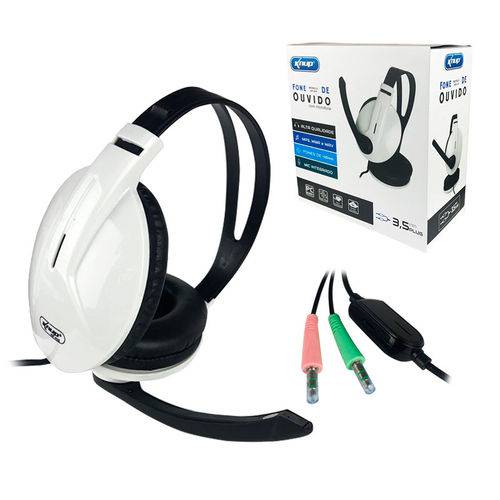 Fone de Ouvido Headset Gamer com Microfone Integrado de Alta Qualidade KP-418