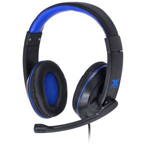 Fone de Ouvido Headset Gamer VX Gaming Blade II P2 Preto com Azul