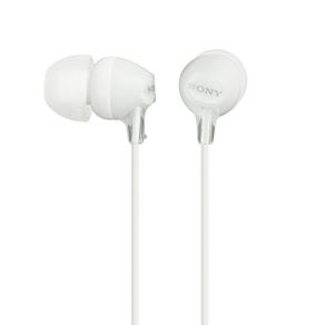 Fone de Ouvido Intra Auricular Sony MDR-EX15LP Branco