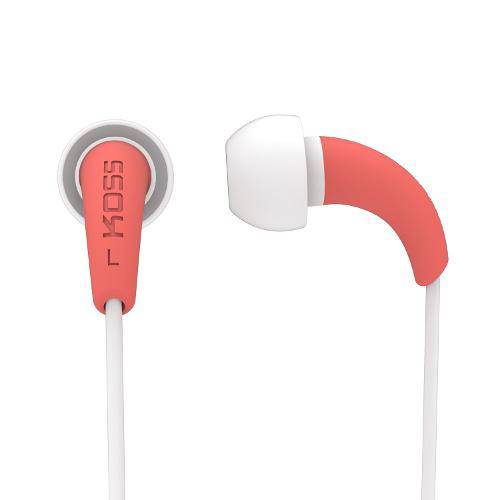 Fone de Ouvido Koss Keb 32 C Fit Bud Intra Auricular In-Ear - Coral