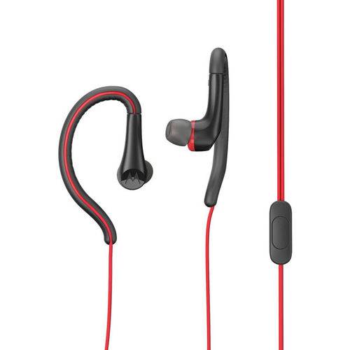 Fone de Ouvido Motorola Earbuds Sport, Intra-auricular com Microfone - Vermelho