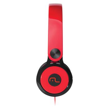 Fone de Ouvido Multilaser Headphone 360 Vermelho P2 - PH083 PH083