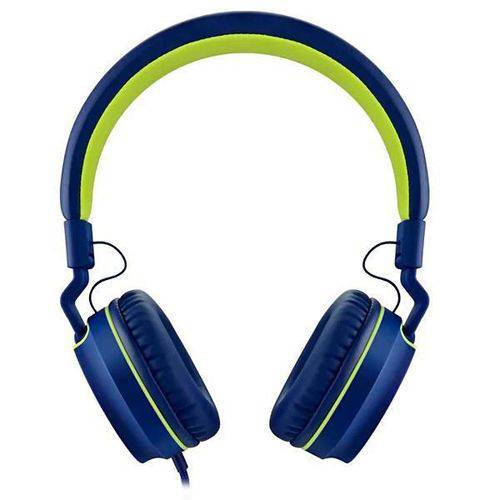 Fone de Ouvido Pulse Ph162 com Microfone - Azul/verde