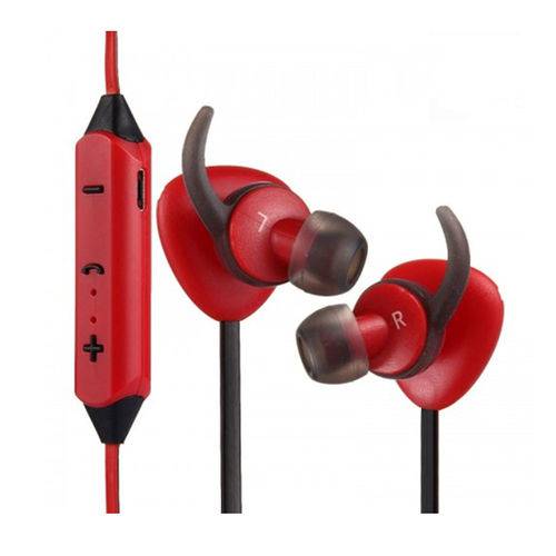 Fone de Ouvido S2 Esporte Bluetooth / Microfone - Vermelho